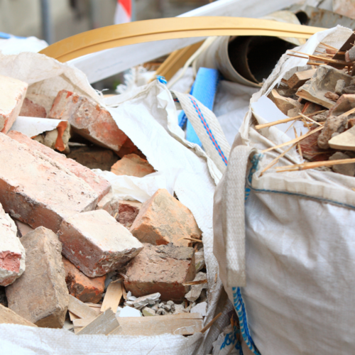 Sortownia materiałów budowlanych - okolice Utrechtu